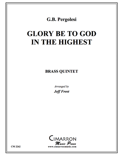 Glory to God in the Highest — Giovanni Battista Pergolesi