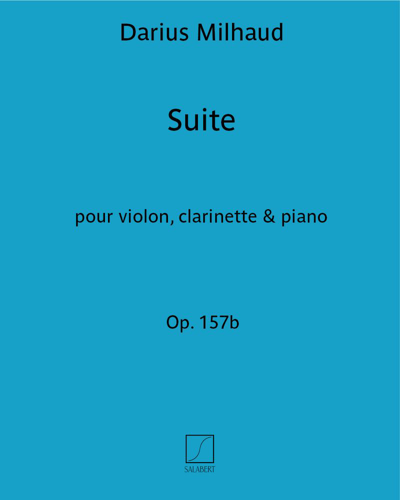 Suite, op. 157b — 米约