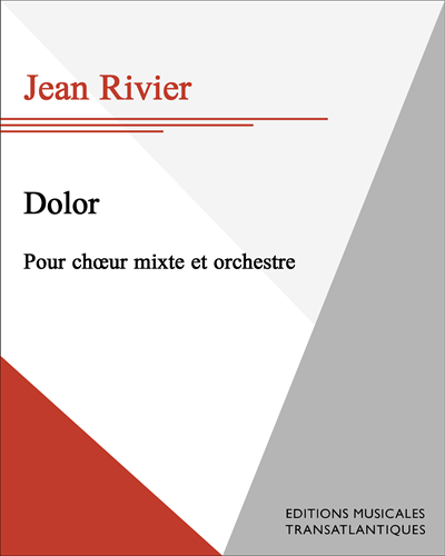 Dolor — Jean Rivier