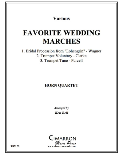 Favorite Wedding Marches — Various
