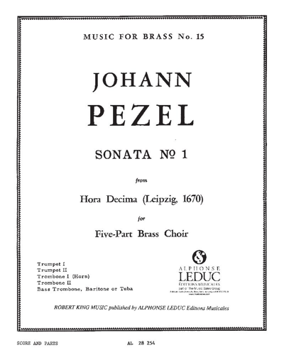 Sonata No. 1 (from 'Hora Decima') — Johann Christoph Pezel