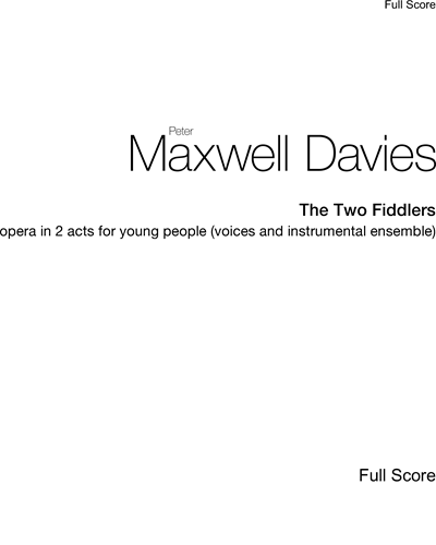 The Two Fiddlers — 马克斯韦尔·戴维斯