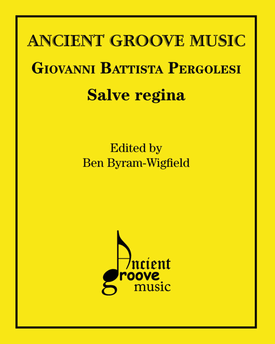 Salve regina — 佩尔戈莱西