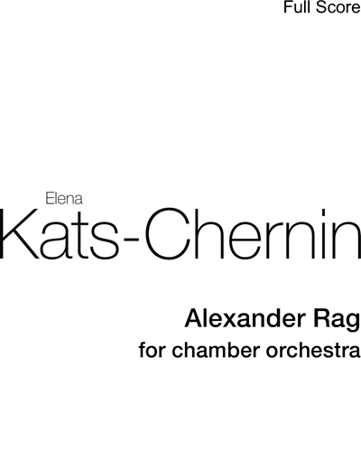 Alexander Rag — Elena Kats-Chernin