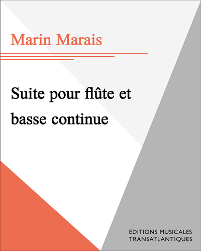 Suite pour flûte et basse continue — 马雷