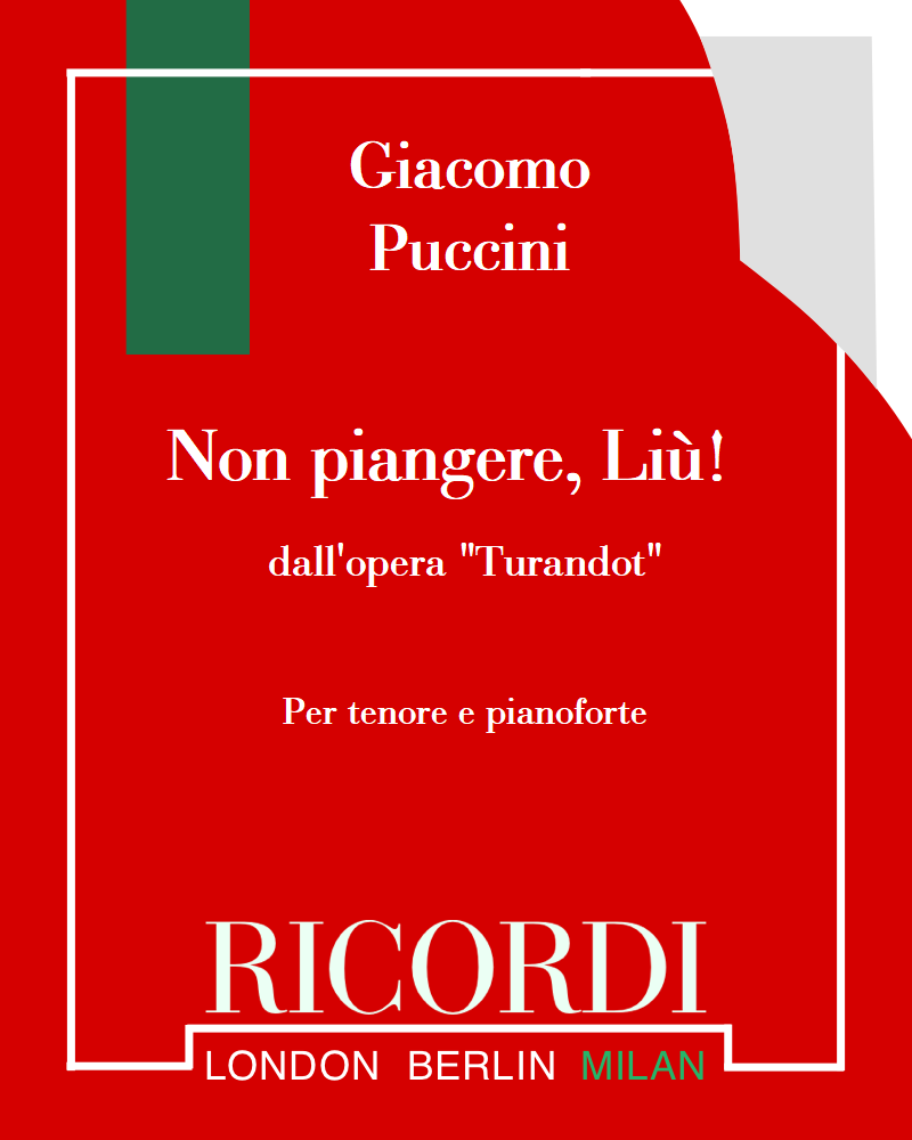Non piangere, Liù! (from 'Turandot') — 普契尼