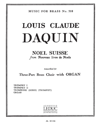Noël suisse (from "Nouveau livre de Noëls") — Louis-Claude Daquin