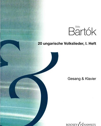 20 Hungarian Folksongs, Vol. 1 — Béla Bartók