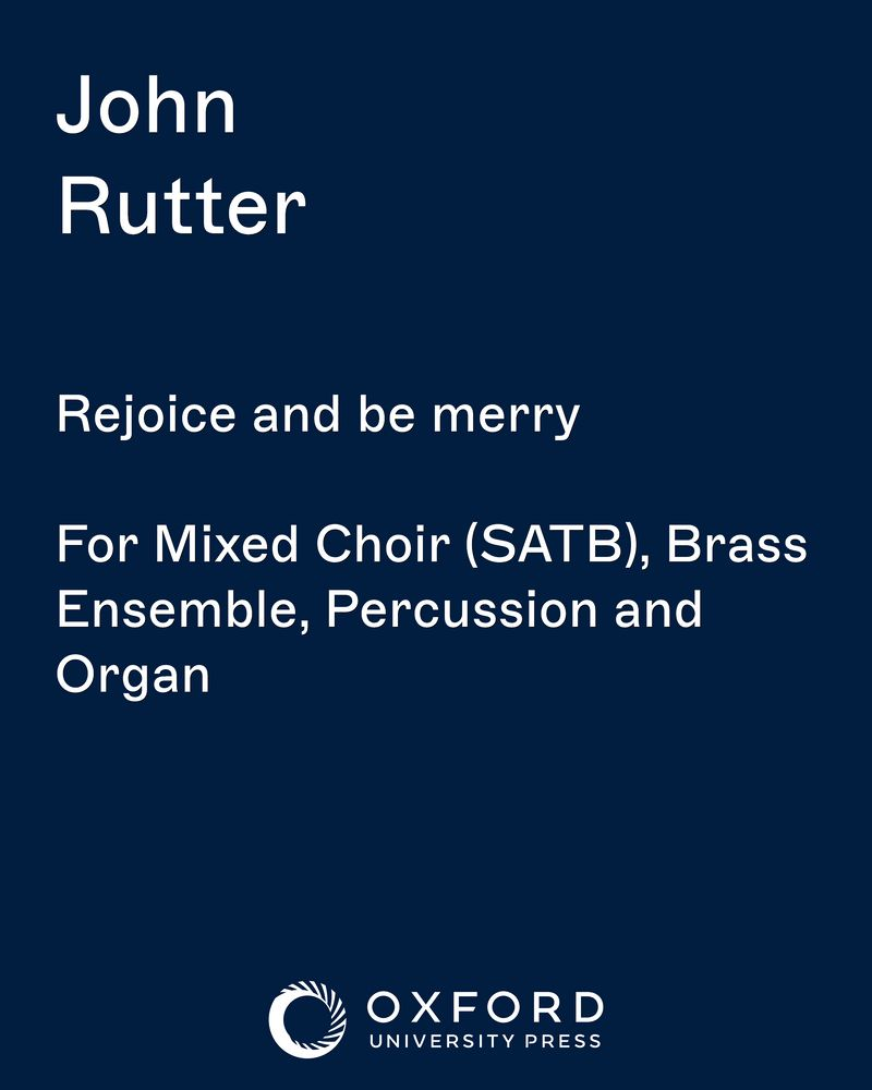 Rejoice and be merry — 约翰·拉特