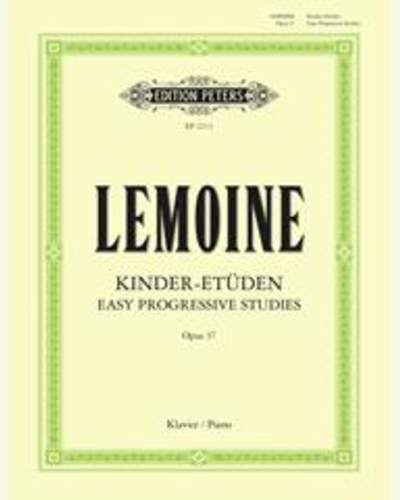 50 Easy Progressive Studies Op.37 — Enrique Lemoine