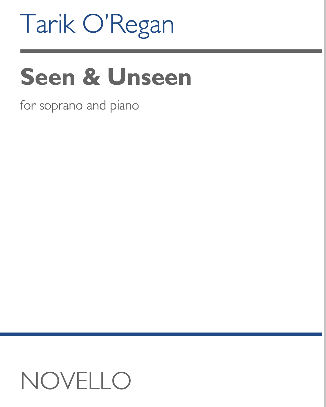 Seen & Unseen — Tarik O'Regan