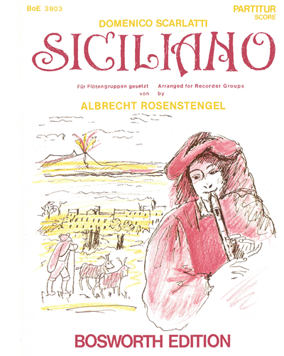 Siciliano (Arranged for Recorder Groups) — 斯卡拉蒂