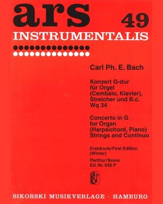 Concerto in G major, Wq 34 — C.P.E.巴赫