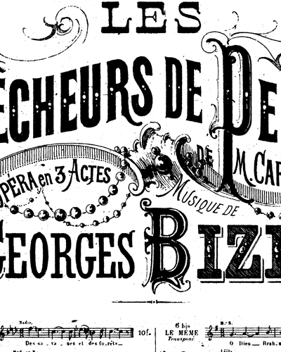 Les Pêcheurs De Perles No. 11 — 比才