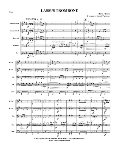 Lassus Trombone — Henry Fillmore