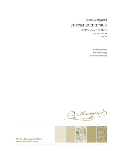 String Quartet No. 5 [1926-38 Revised Version] — 鲁兹·朗高