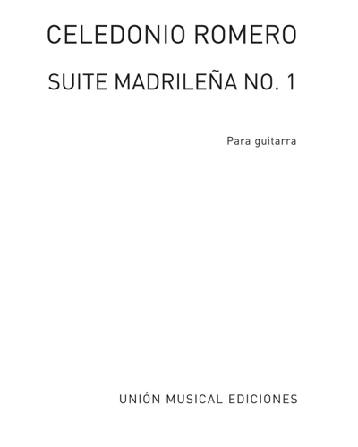 Suite Madrileña No. 1 — Celedonio Romero