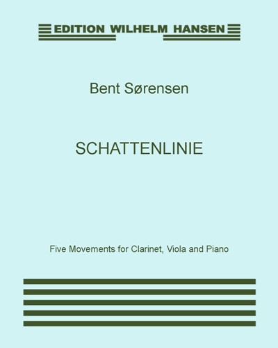 Schattenlinie — Bent Sørensen