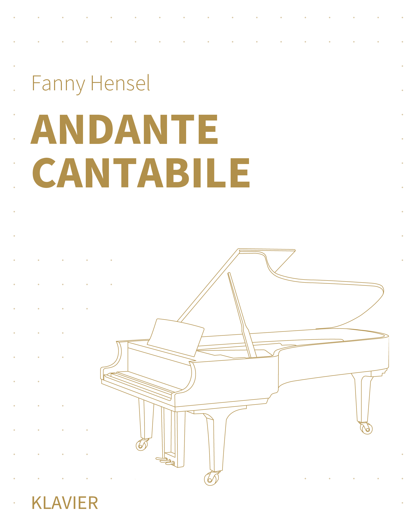 Andante cantabile (No. 3 from '4 Lieder, op. 6') — 范妮·门德尔松