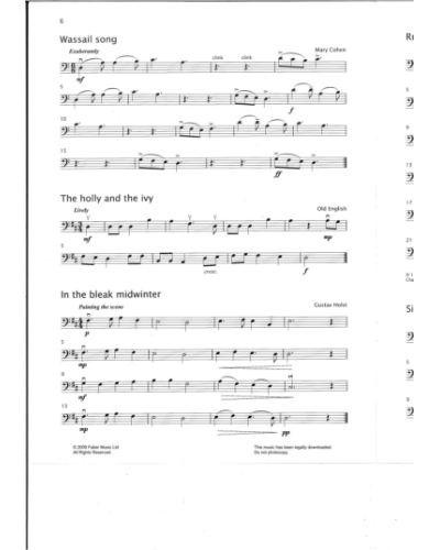 In The Bleak Midwinter — 霍尔斯特