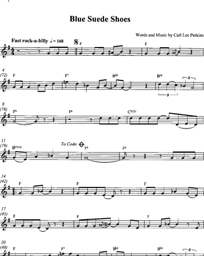 Blue Suede Shoes — Carl Lee Perkins