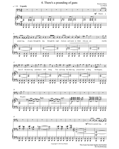 There's A Pounding Of Guns (from 'Forgotten Voices') — Lin Marsh