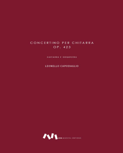 Concertino for Guitar, op. 423 — Leonello Capodaglio