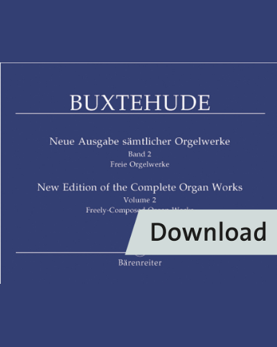 New Edition of the Complete Organ Works, Vol. 2 — 布克斯特胡德