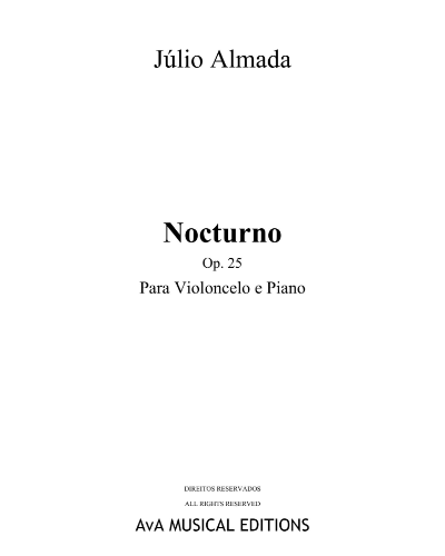 Nocturno, op. 25 — Júlio Almada