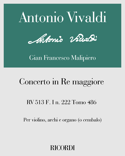 Concerto in D major, RV 513 — 维瓦尔第