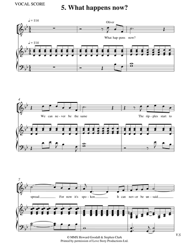 What Happens Now? (from 'Love Story') — Howard Goodall