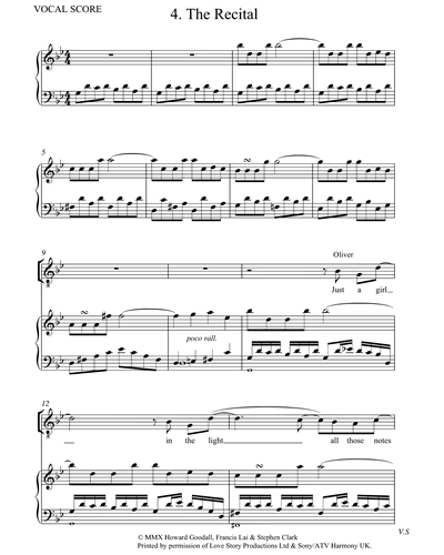 The Recital (from 'Love Story') — Howard Goodall