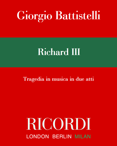 Richard III — Giorgio Battistelli