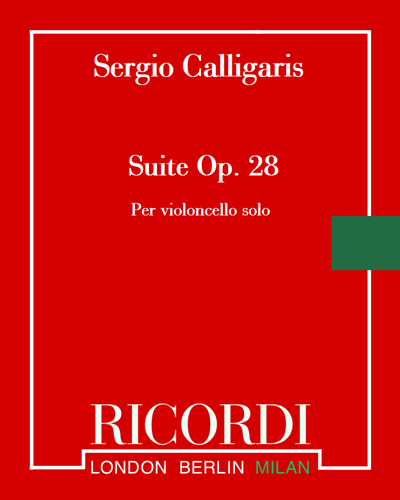 Suite, op. 28 — Sergio Calligaris