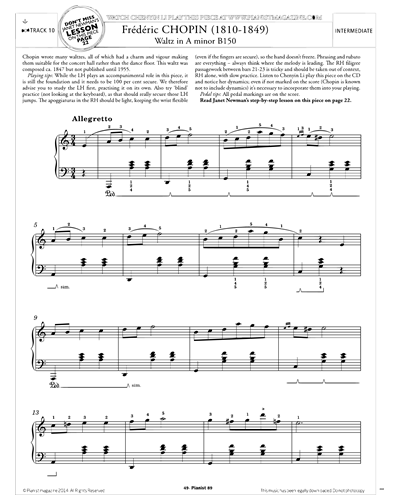Waltz in A minor, op. 150 — 肖邦