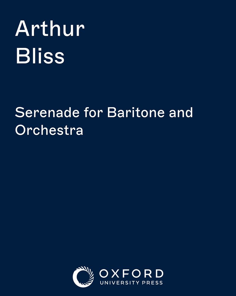 Serenade for Baritone and Orchestra — Arthur Bliss