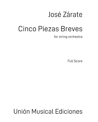 Cinco Piezas Breves — José Zárate