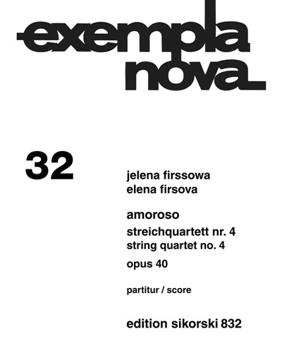 String Quartet No. 4, op. 40 — Elena Firsova