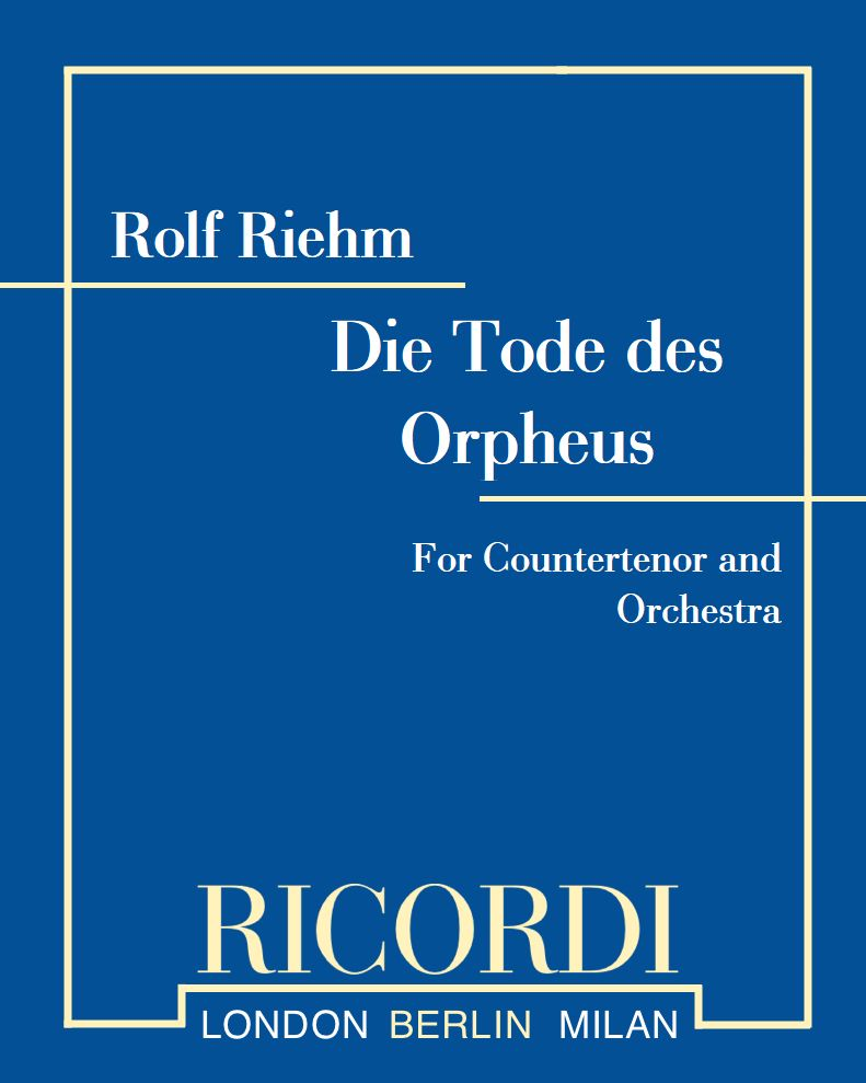 Die Tode des Orpheus — Rolf Riehm