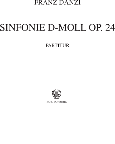 Sinfonie d-moll Op. 24 — 但齐