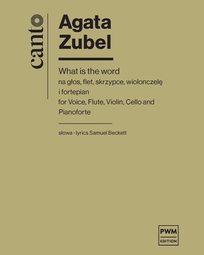 What is the Word — Agata Zubel