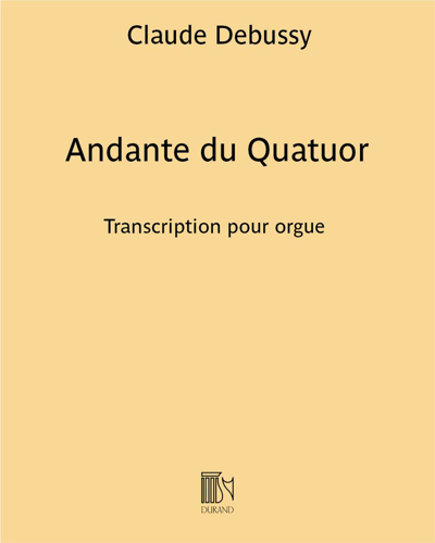 Andante du Quatuor — 德彪西