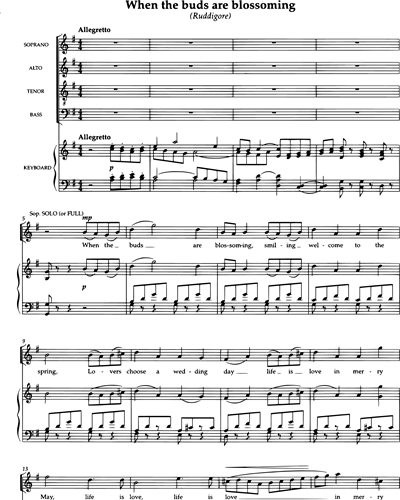 When The Buds Are Blossoming — Arthur S. Sullivan