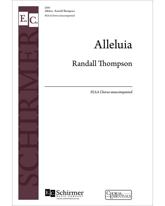 Alleluia — Randall Thompson