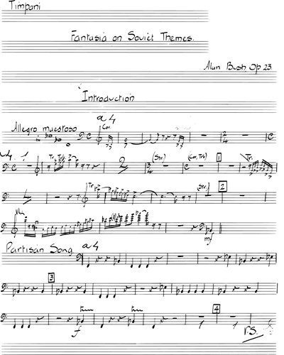 Fantasia on Soviet Themes — Alan Bush
