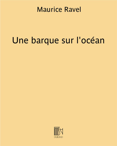 Une barque sur l'océan — 拉威尔