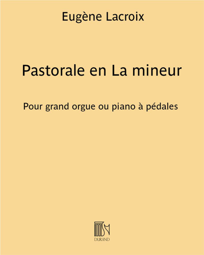 Pastorale in A minor — Eugène Lacroix