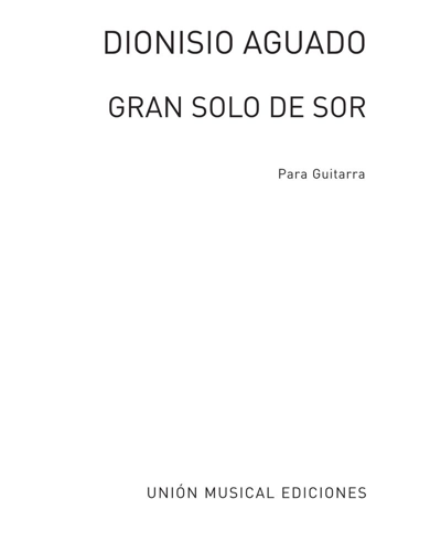Gran solo de Sor — 阿瓜多