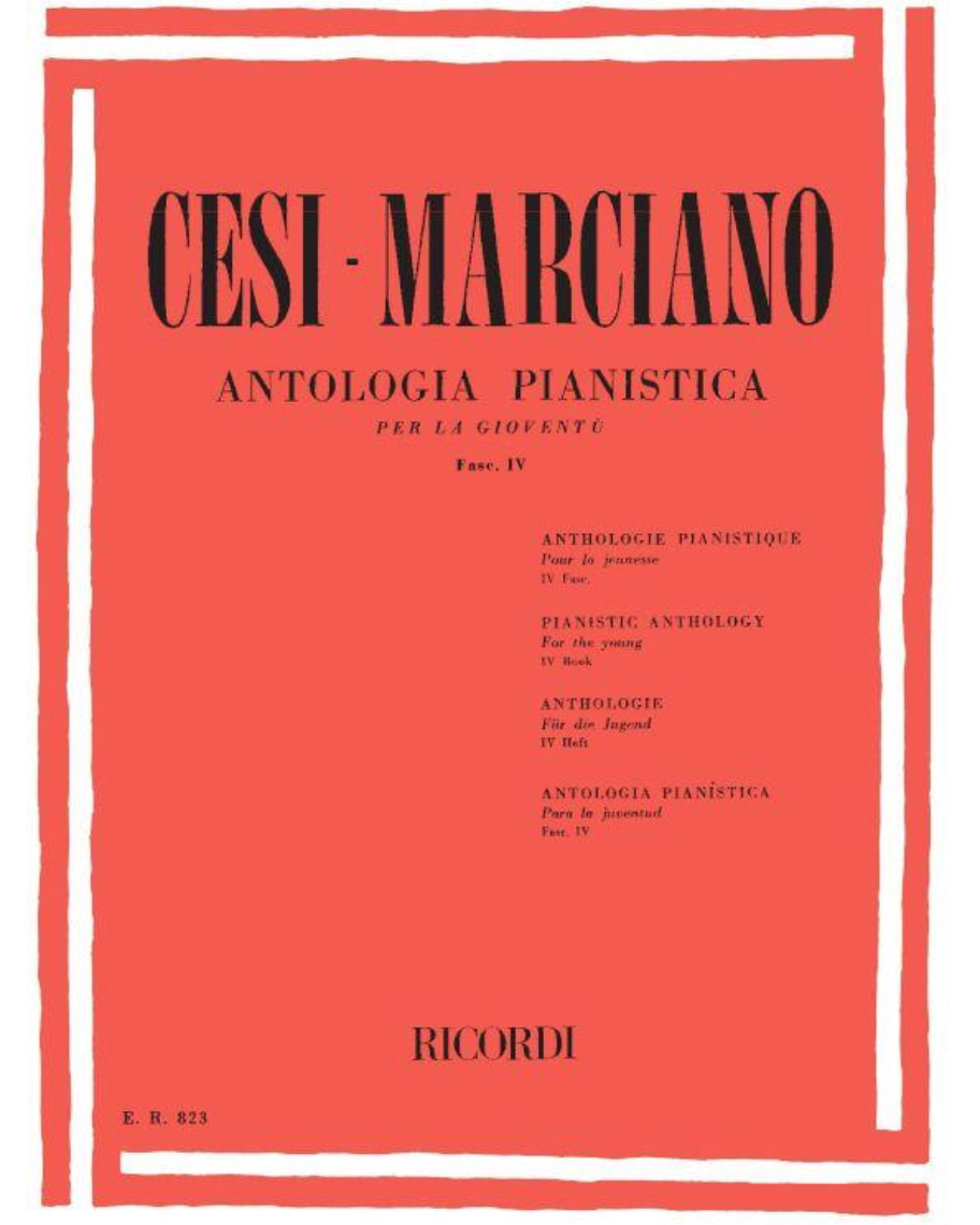 Antologia pianistica per la gioventù Fascicolo 4 — Sigismondo Cesi