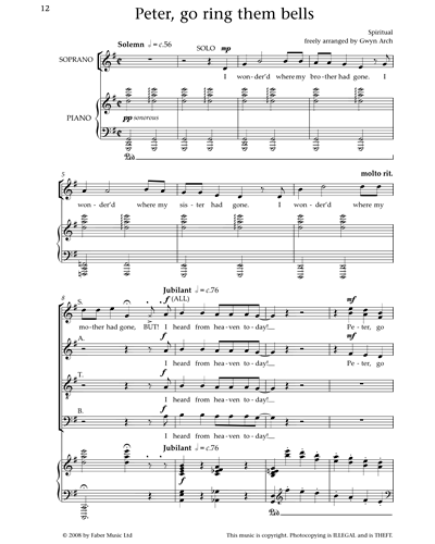 Peter, Go Ring Them Bells — Gwyn Arch